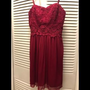 Red dress, size small